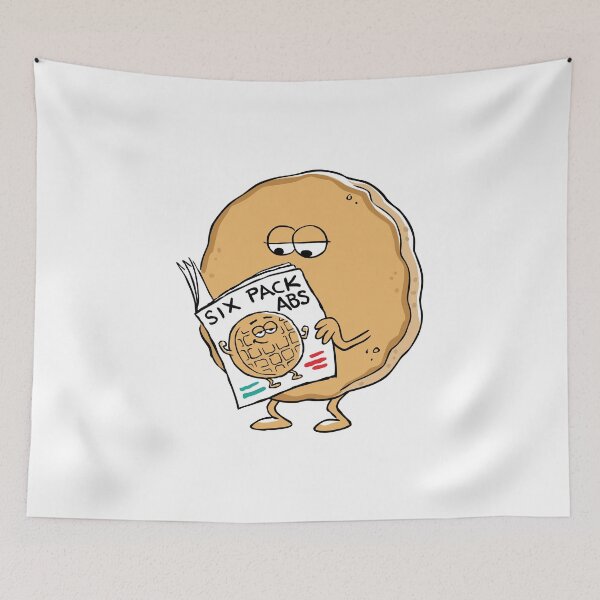 Item preview, Pancake - Six Pack Abs designed and sold by cedricstudio.