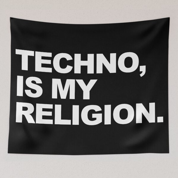Item preview, Techno is my religion designed and sold by Kyle Marno.
