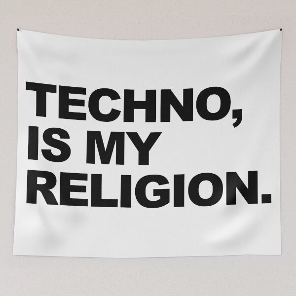 Item preview, Techno is my religion designed and sold by Kyle Marno.