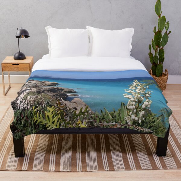 Item preview, Blue sea azure landscape photo designed and sold by yumania.