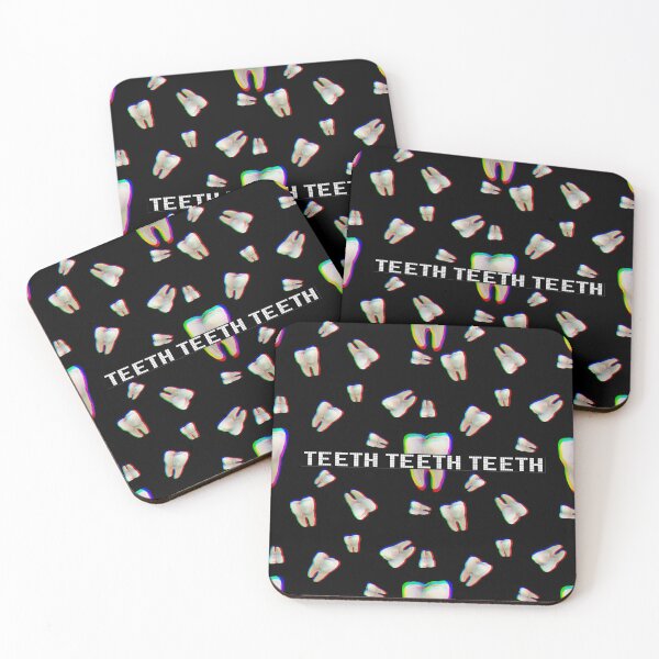 Item preview, TEETH TEETH TEETH (text) designed and sold by mindyourmilo.