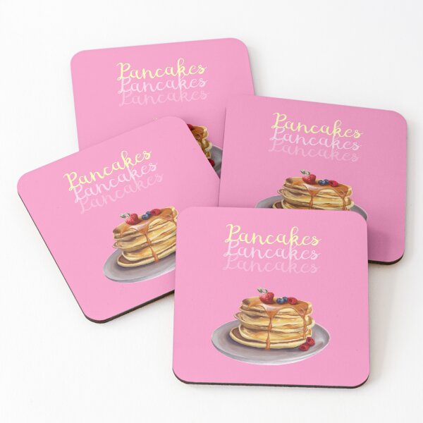 Item preview, Pancakes breakfast food with berries designed and sold by adelacreative.