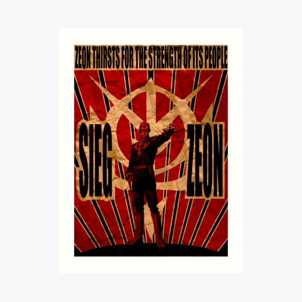 Sieg Zeon Art Print