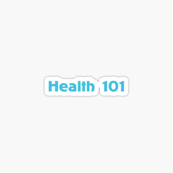 Item preview, Health 101 (Stayin' Alive Design Style) Dark Blue designed and sold by Logan  Deal.