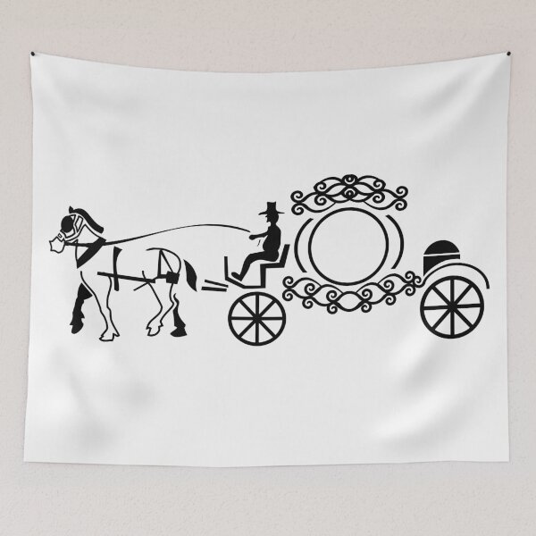 Item preview, Elegant Stencil Horse Drawn Wagon designed and sold by grounds.