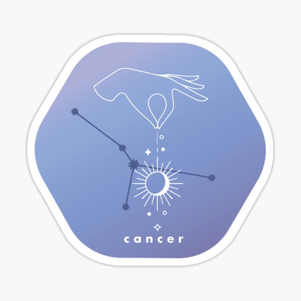 CANCER Zodiac Sticker Sticker