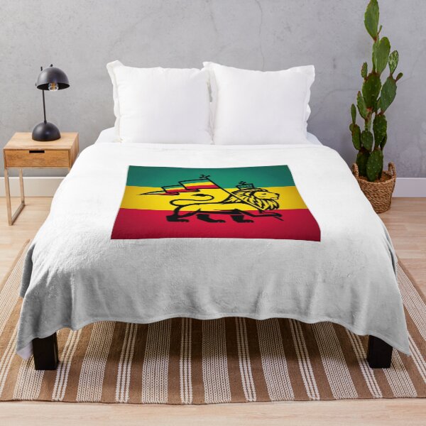 Item preview, Rasta Lion With Flag Marching in Green, Yellow, and Red designed and sold by OfferHeat.