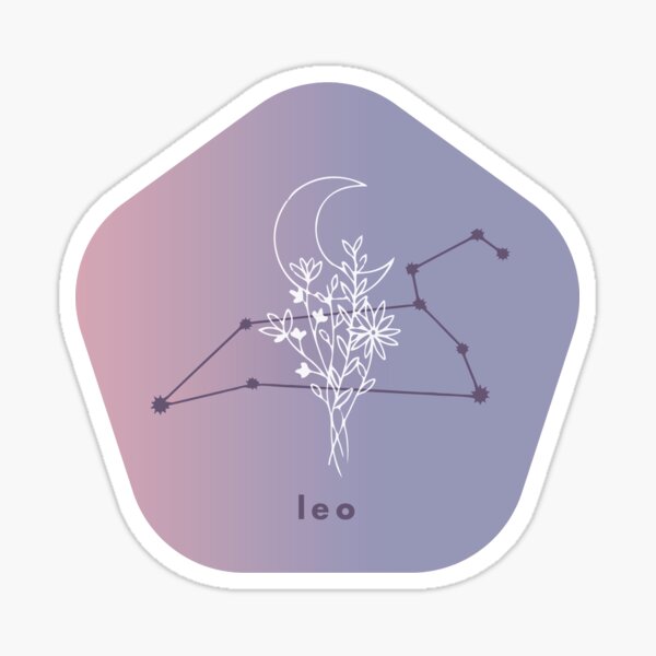 LEO Zodiac Sticker Sticker