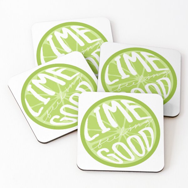 Item preview, Lime Feeling Good - Lime Pun - Fruit Sticker designed and sold by moesiandco.