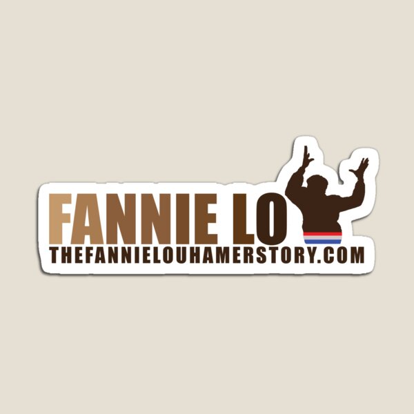 Fannie Lou Hamer with upraised hands of praise Magnet