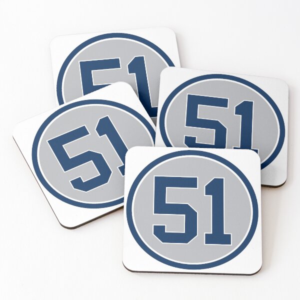 Item preview, Bernie Williams #51 Away Jersey Number designed and sold by StickBall.