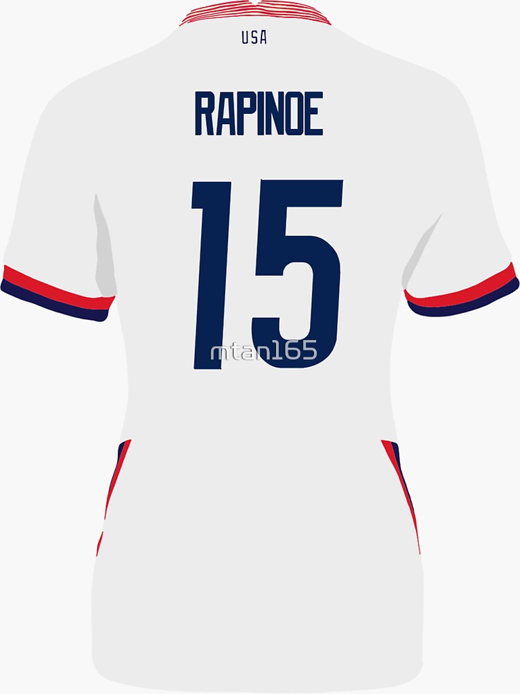 Megan Rapinoe Uswnt 2020 Home Jersey Sticker For Sale By Mtan165 Redbubble 