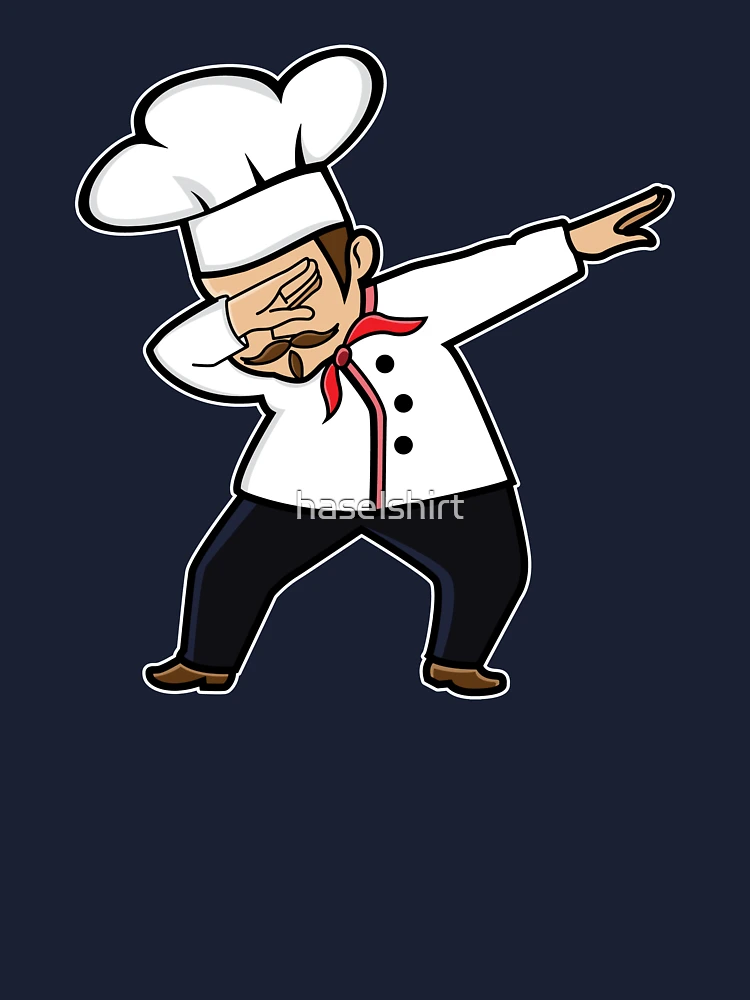 Funny Cute Dabbing Chef Gift Idea Kids T-Shirt for Sale by haselshirt