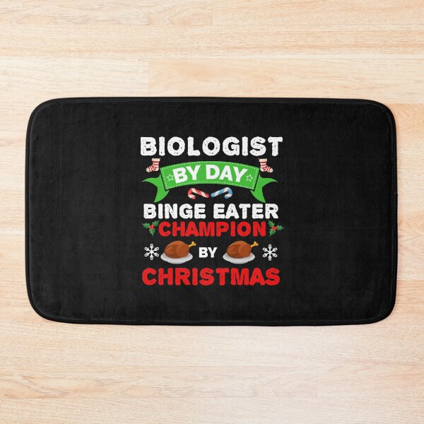 Item preview, Biologist by day Binge Eater by Christmas Xmas designed and sold by losttribe.
