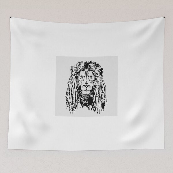 Item preview, Rasta Lion With Dreadlocks Staring in Black and White designed and sold by OfferHeat.
