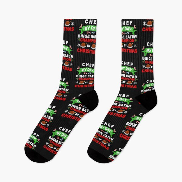 Item preview, Chef  by day Binge Eater by Christmas Xmas designed and sold by losttribe.