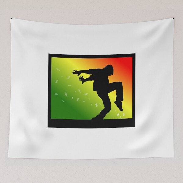Item preview, Reggae Dancer In Black Silhouette With Red, Green, and Yellow Colored Art designed and sold by OfferHeat.