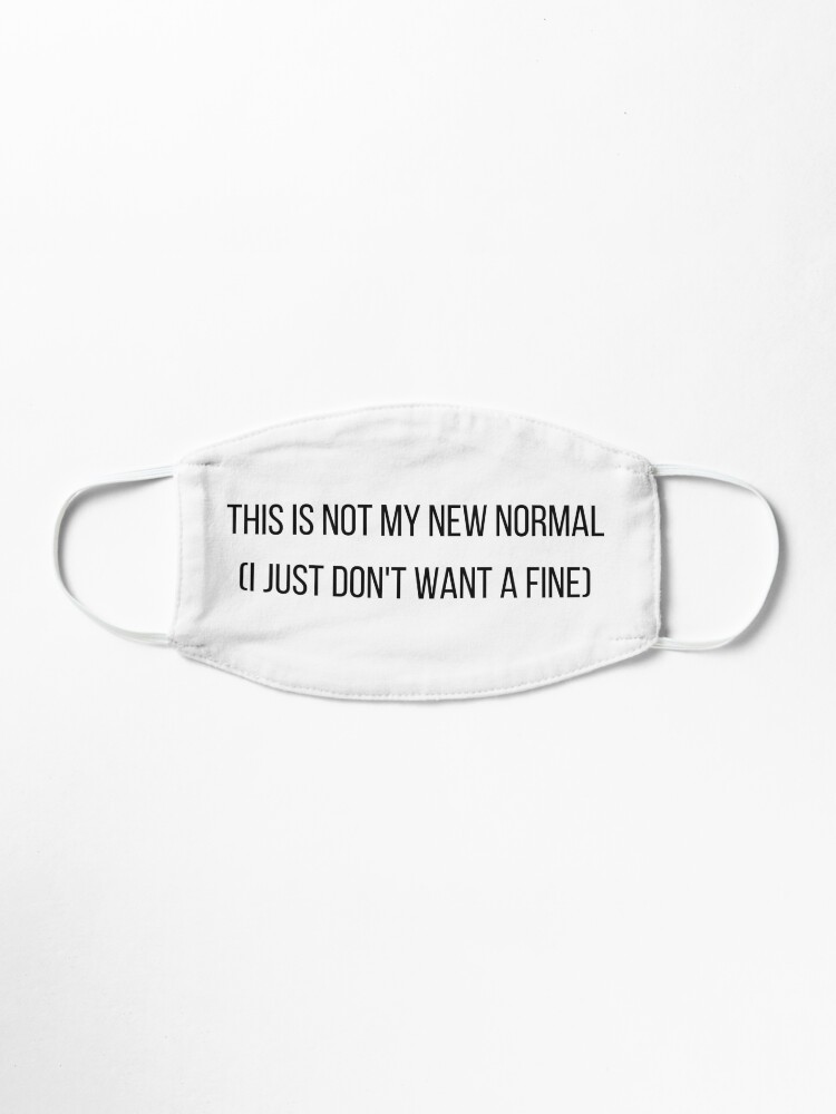 Alternate view of New Normal (light colour version) Mask