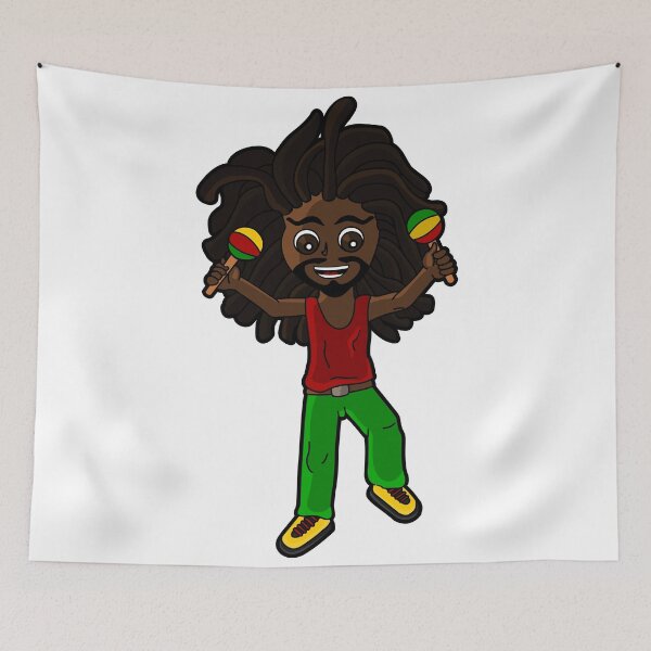 Item preview, Reggae Man With Shakers Creating Music Art designed and sold by OfferHeat.