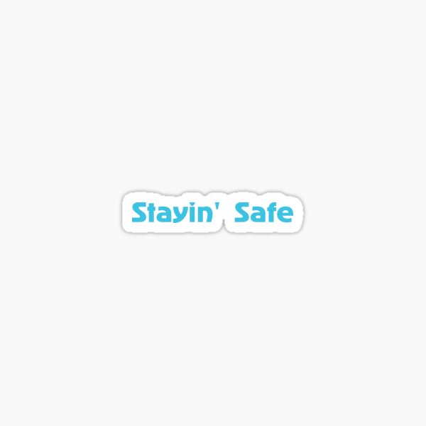 Item preview, Stayin' Safe Dark Blue designed and sold by Logan  Deal.