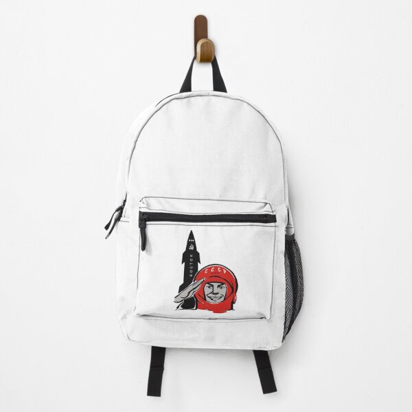 Item preview, Russian Space Propaganda Cosmonaut and Vostok Rocket designed and sold by CrystalCrush.