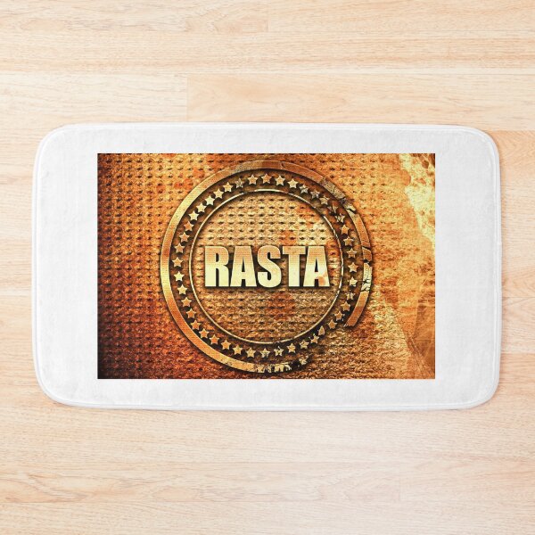 Item preview, Rasta Sign Stamped Metal Onto Brown Background Art designed and sold by OfferHeat.