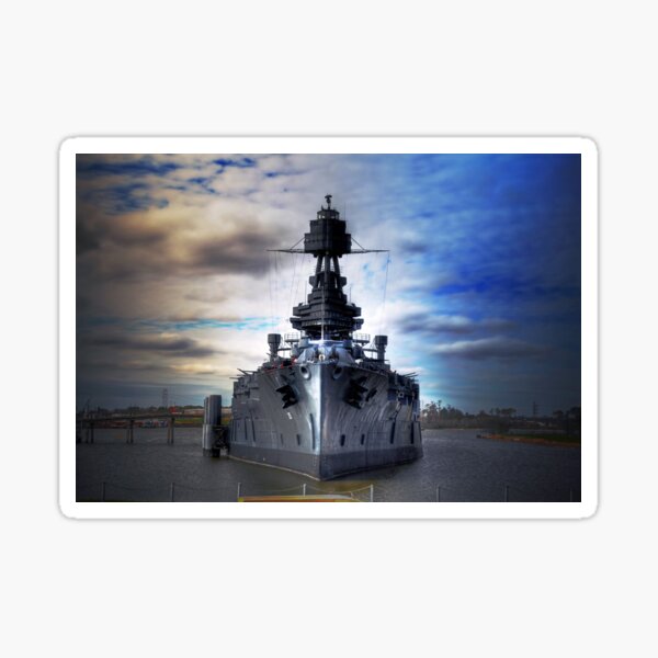 Battleship USS Texas Sticker