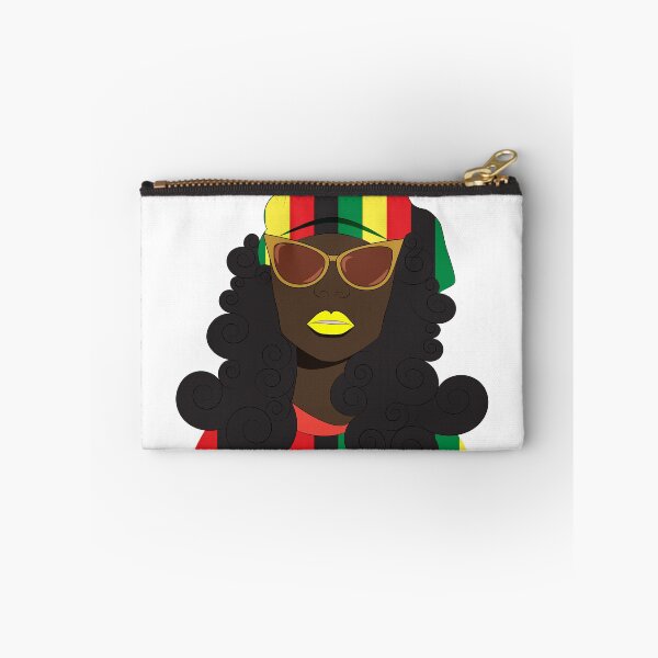 Item preview, Rasta Girl With Hip Sunglasses and Yellow Lipstick designed and sold by OfferHeat.