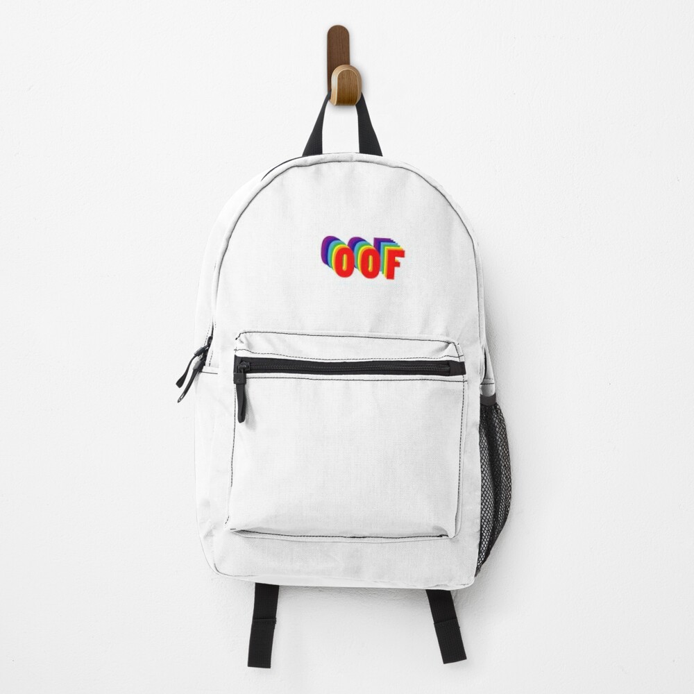 Oof Backpack By Sophiahim Redbubble - free roblox backpacks add on