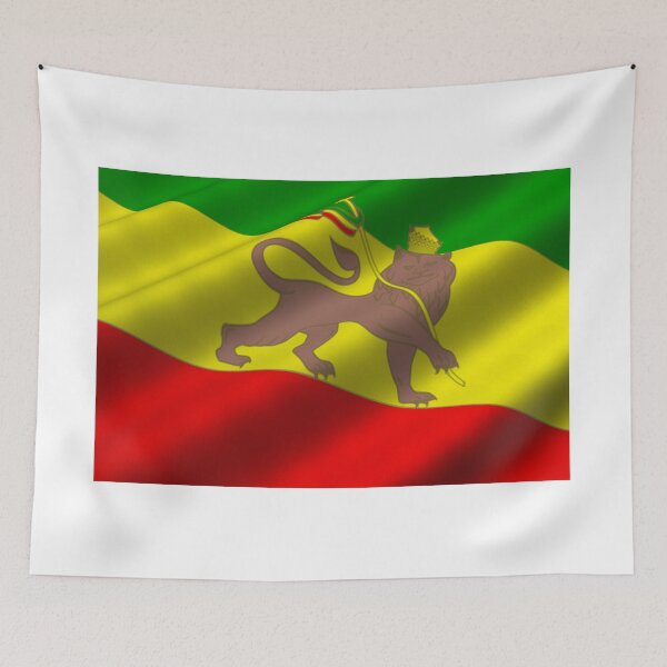 Item preview, Rasta Lion On Jamaican Flag Carrying Flag designed and sold by OfferHeat.