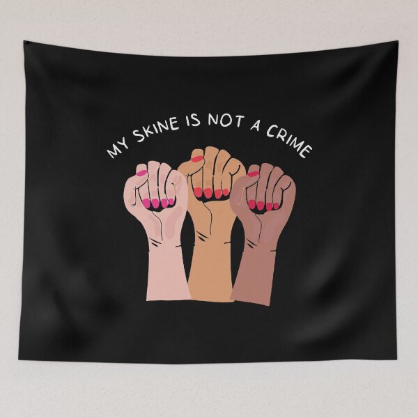 Item preview, My Skin Color Is Not A Crime,dark skin,black skin designed and sold by ELmezz.