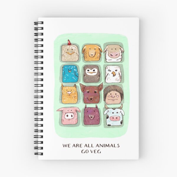Item preview, Todos somos animales, ve veg! designed and sold by captainblue.