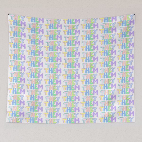 Item preview, They/Them Pronouns designed and sold by daynamayday.