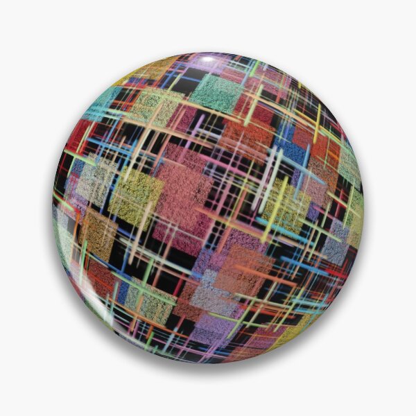 Item preview, Multicolored abstract globe silhouette on black background. designed and sold by IaroslavB.