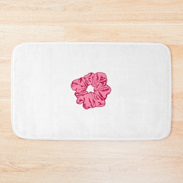 Item preview, Pink velvet scrunchie designed and sold by stickerdesignss.