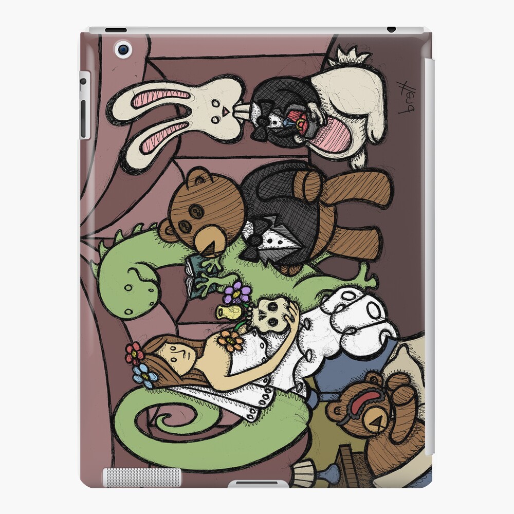 Teddy Bear And Bunny - Teddy's Dream iPad Case & Skin