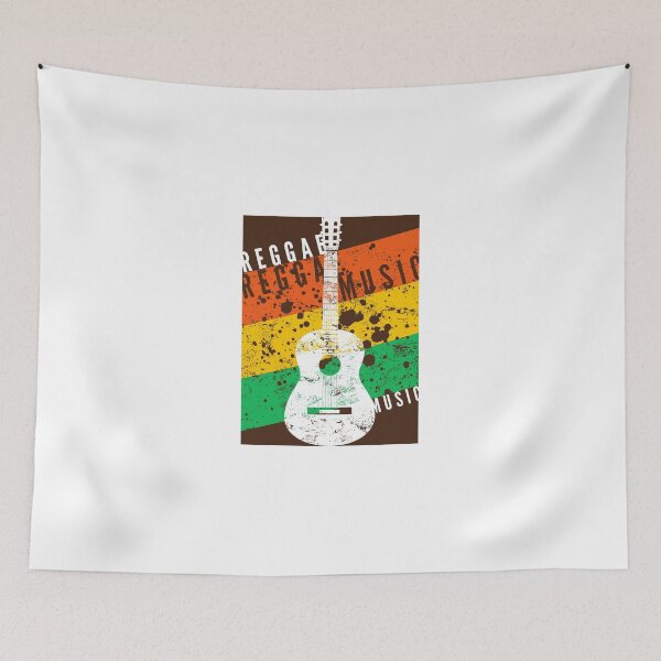 Item preview, Reggae Music With Guitar Art  designed and sold by OfferHeat.