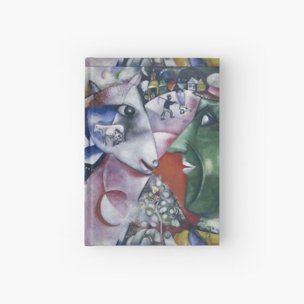 Aperçu de l'œuvre Marc Chagall i et le village créée et vendue par emilypigou.