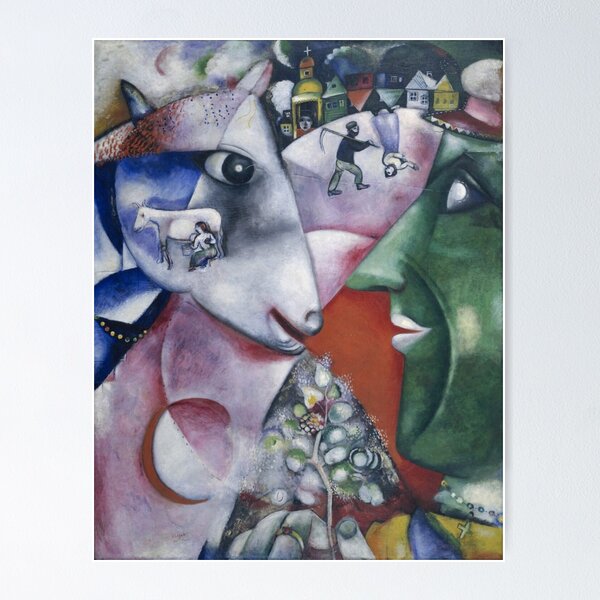 Marc Chagall i and the Village Poster