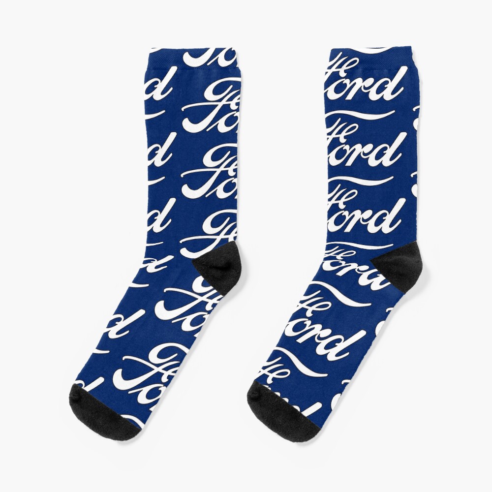 Classic Car Logos Ford Socks By Brookestead Redbubble