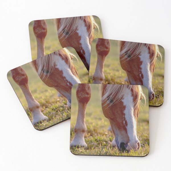 Item preview, Grazing horse at sunset designed and sold by AWLPIX.