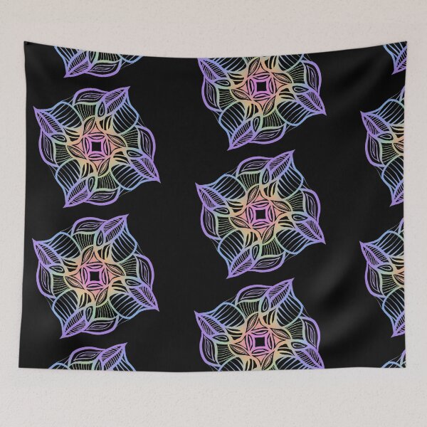 Item preview, Mandala 2 Pastel Rainbow  designed and sold by wordznart.
