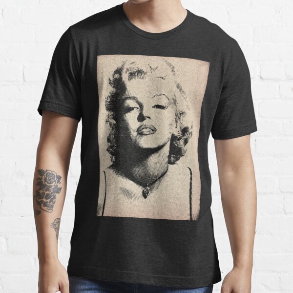 Marilyn Monroe Vintage Engraving D48 T Shirt For Sale By Decowords Redbubble Marilyn 6325