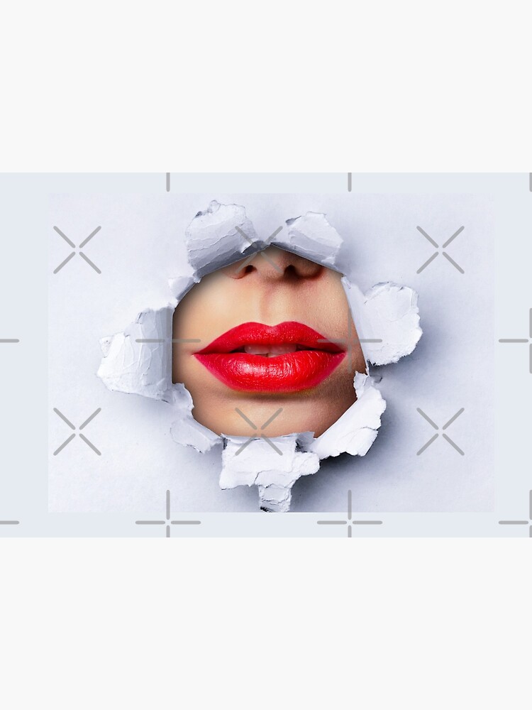 Red Lips Ripped by LovelyColor