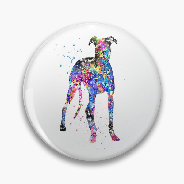 Artikelvorschau, Whippet, Whippet Kunst, Aquarell Whippet entworfen und verkauft von Rosaliartbook.