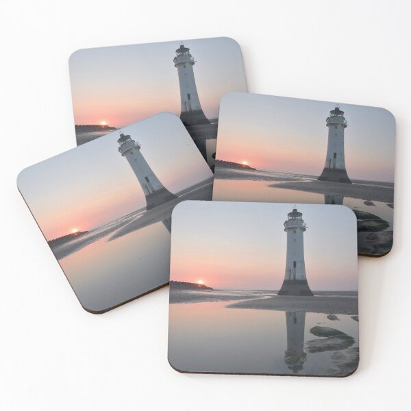 Item preview, New Brighton Lighthouse, Sunset on Warmest Day 24/6/2020   designed and sold by ALEXANDER  STEPHEN PEMBERTON.