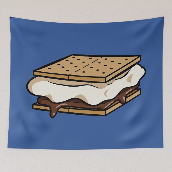 Item preview, S'mores: Blue designed and sold by SmoreGraphics.