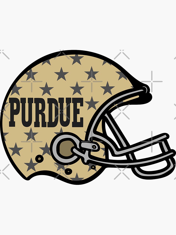 "Purdue Stars Football Helmet" Sticker for Sale by emroccs Redbubble