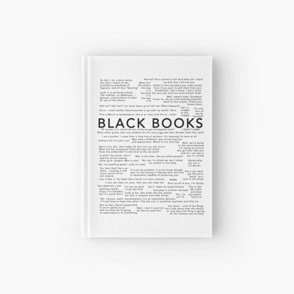 Black Books - Quotes Hardcover Journal