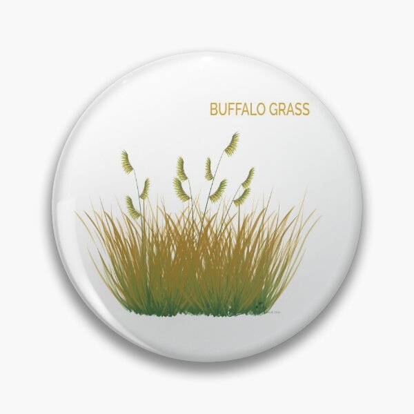 Item preview, Buffalo Grass designed and sold by YouAreHereArt.